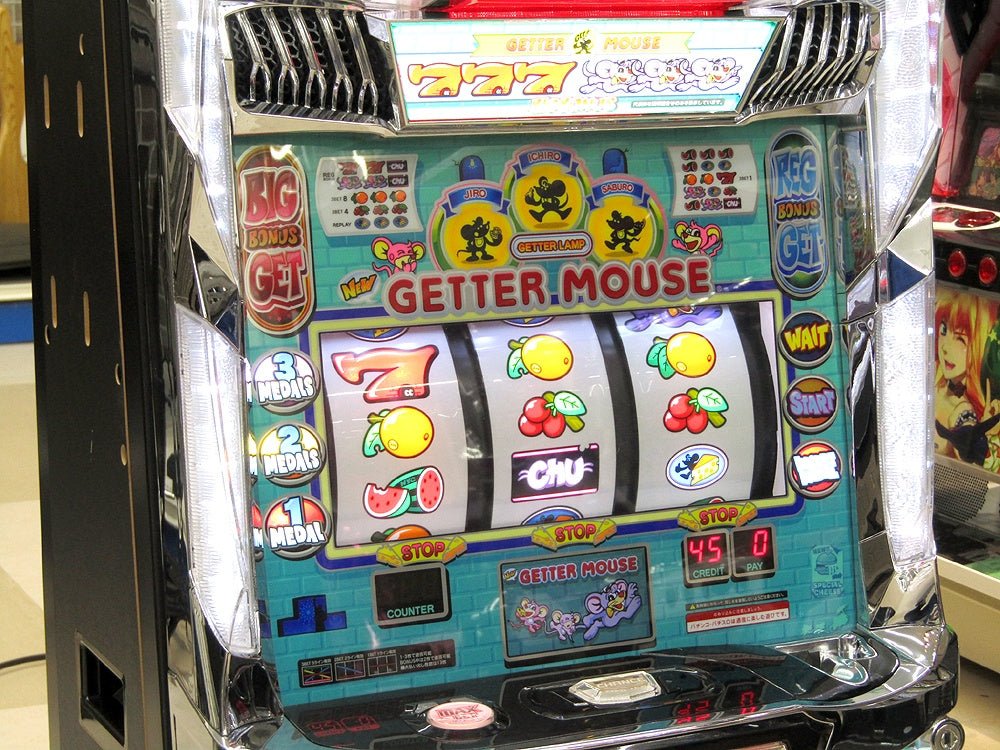 パチスロ実機 ELECO エレコ ニューゲッターマウス 6号機(6.2号機) 100V対応 コイン不要機搭載 ドアキー/設定キー付属 Vol調節有 - 安心保証・業界最安値の販売 福助