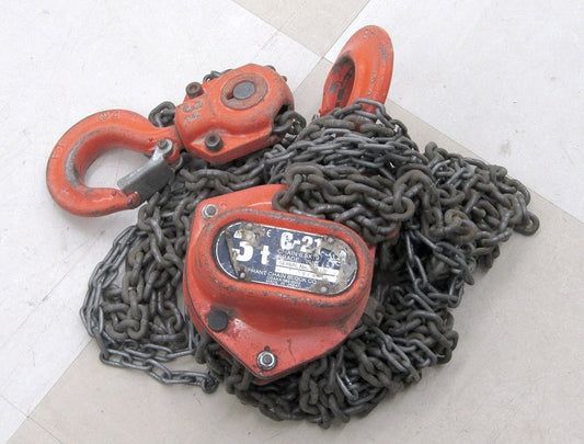 ELEPHANT 象印 フック式チェーンブロック 3t C - 21型 - 安心保証・業界最安値の販売 福助