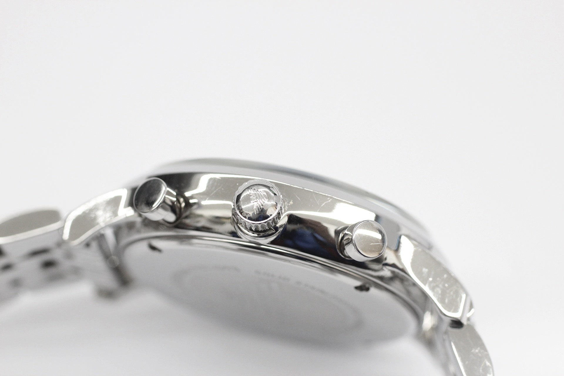 EMPORIO ARMAN(エンポリオ アルマーニ ) クロノグラフ クォーツウォッチ 腕時計 AR - 0389 ジャンク品 - 安心保証・業界最安値の販売 福助