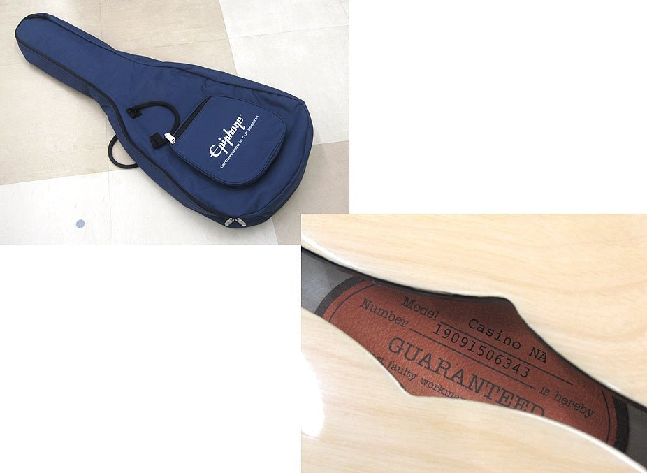 Epiphone エピフォン Casino NA セミアコ/ギター - 安心保証・業界最安値の販売 福助