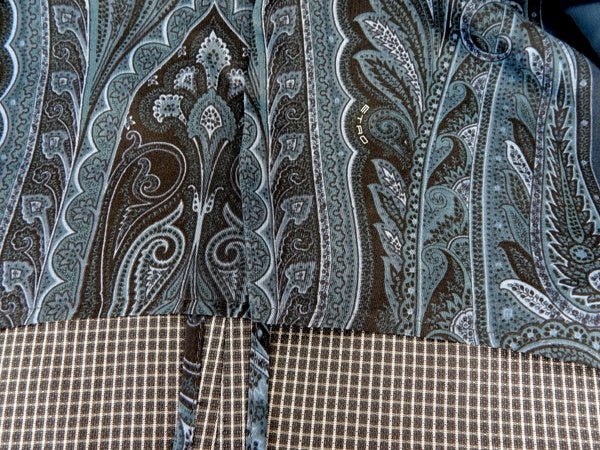 ETRO エトロ セットアップスーツ ブルー系 ＃48 - 安心保証・業界最安値の販売 福助