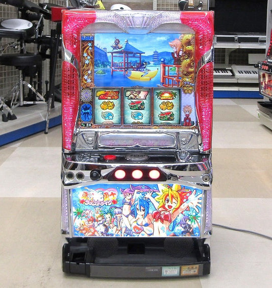 パチスロ実機 EXCITE/エキサイト 真田純勇士 ラブストライク 5号機 コイン不要機付き 100V対応 無段階Volつまみ搭載 - 電動工具・楽器・ブランド・住設家電も総合リユース｜リサイクルショップ福助