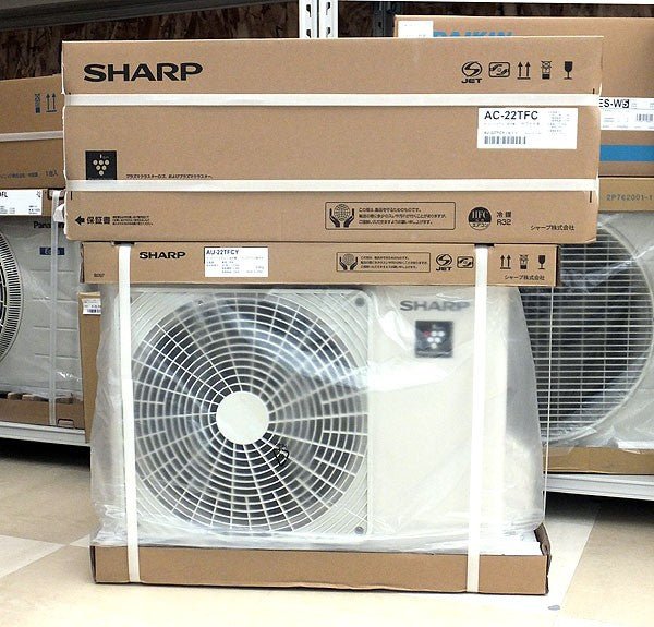 シャープ ルームエアコン FCシリーズ AC - 22TFC ホワイト系 おもに6畳用 2025年モデル - 安心保証・業界最安値の販売 福助