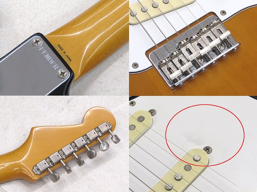 Fender Japan Stratocaster ST62 ハードテイルブリッジ搭載 フェンダージャパン ストラトキャスター ギター - 安心保証・業界最安値の販売 福助