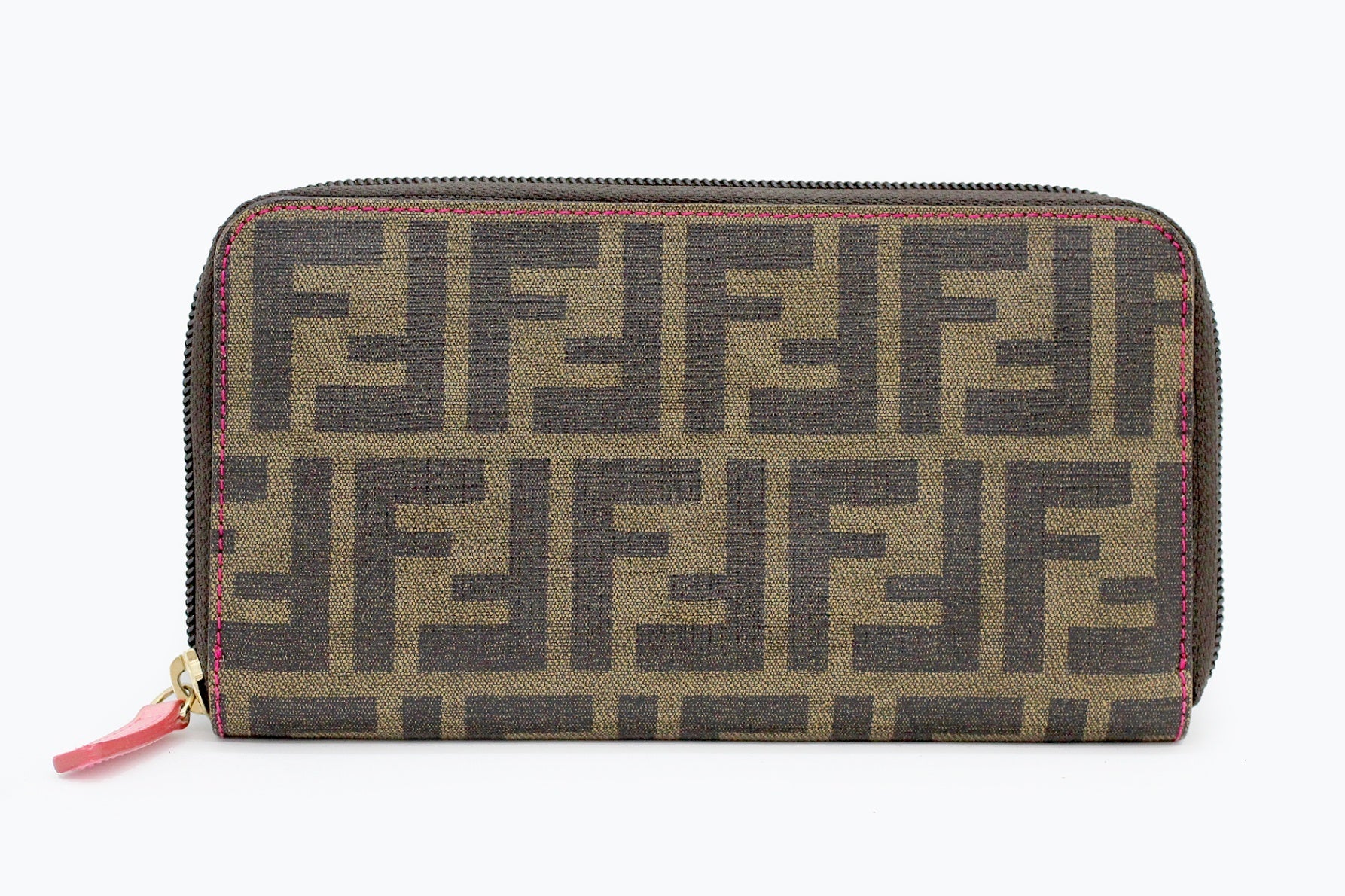 FENDI(フェンディ) ジップウォレット ラウンドファスナー財布 ズッカ 8M0024 00ZM5 F0GQH 長財布 - 安心保証・業界最安値の販売 福助