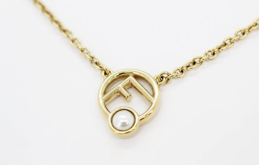 FENDI(フェンディ) F IS FENDI ネックレス ゴールド 8AK324 A5TO F09Z - 安心保証・業界最安値の販売 福助