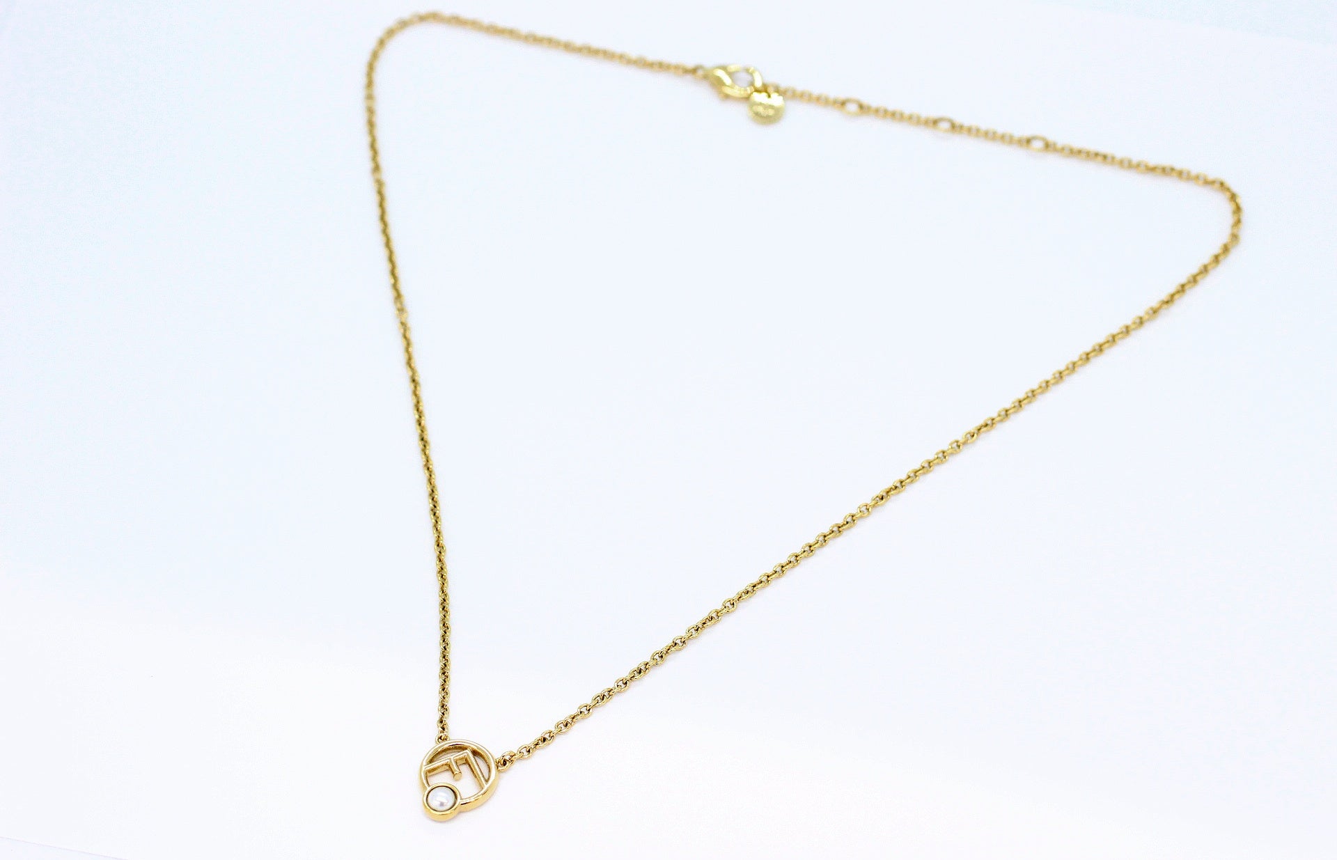 FENDI(フェンディ) F IS FENDI ネックレス ゴールド 8AK324 A5TO F09Z - 安心保証・業界最安値の販売 福助