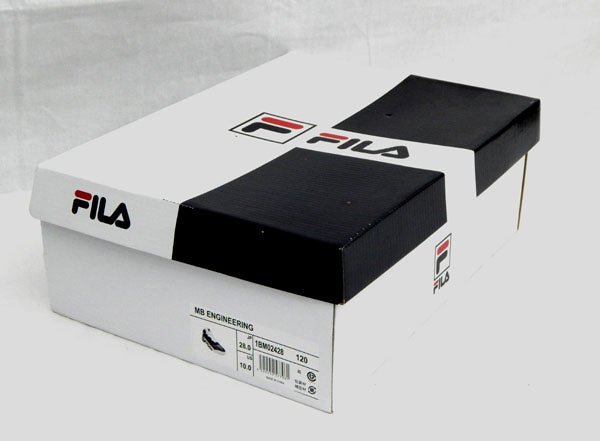 FILA フィラ MB ENGINEERING/ MB エンジニアリング メンズカジュアルスニーカー / ホワイトブラック - 安心保証・業界最安値の販売 福助