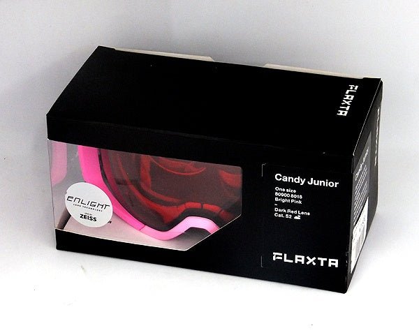 Flaxta/フラクスタ スキーゴーグル Candy Junior Bright Pink ブライトピンク/ダークレッドレンズ 80900 8016 ジュニア用 ZEISS社製球面ダブルレンズ - 安心保証・業界最安値の販売 福助