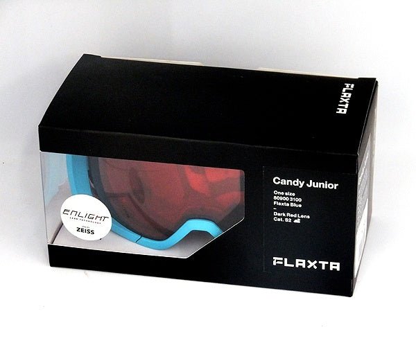 Flaxta/フラクスタ スキーゴーグル Candy Junior Flaxta Blue フラクスタブルー/ダークレッドレンズ 80900 3100 ジュニア用 ZEISS社製球面ダブルレンズ - 安心保証・業界最安値の販売 福助