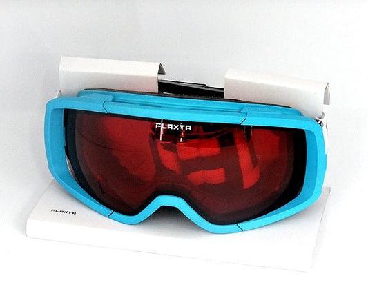 Flaxta/フラクスタ スキーゴーグル Candy Junior Flaxta Blue フラクスタブルー/ダークレッドレンズ 80900 3100 ジュニア用 ZEISS社製球面ダブルレンズ - 安心保証・業界最安値の販売 福助