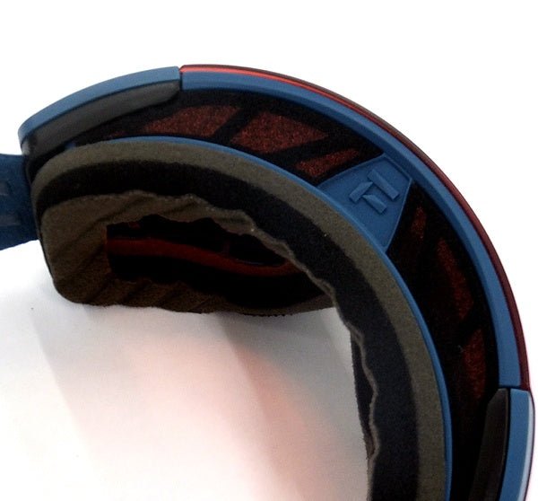 Flaxta/フラクスタ スキーゴーグル Episode Dark Blue/Dust Blue ダークブルー/ダストブルー ブルーミラーレンズ 80130 3236 球面ダブルレンズ - 安心保証・業界最安値の販売 福助