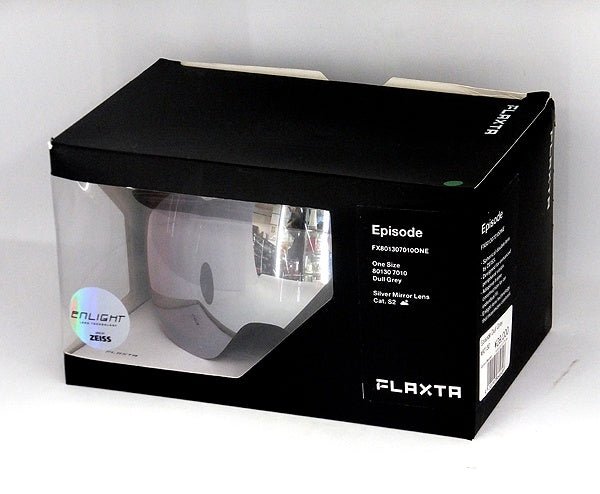 Flaxta/フラクスタ スキーゴーグル Episode Dull Grey ダルグレー/シルバーミラーレンズ 80130 7010 球面ダブルレンズ - 安心保証・業界最安値の販売 福助