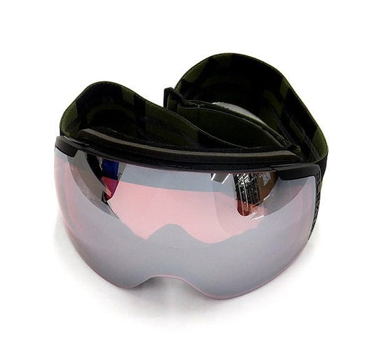 Flaxta/フラクスタ スキーゴーグル Episode Dust Green/Black ダストグリーン/ブラック シルバーミラーレンズ 80130 4210 球面ダブルレンズ - 安心保証・業界最安値の販売 福助