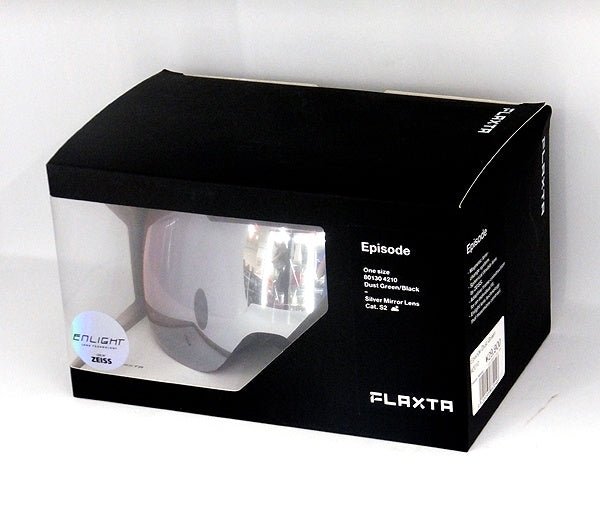 Flaxta/フラクスタ スキーゴーグル Episode Dust Green/Black ダストグリーン/ブラック シルバーミラーレンズ 80130 4210 球面ダブルレンズ - 安心保証・業界最安値の販売 福助