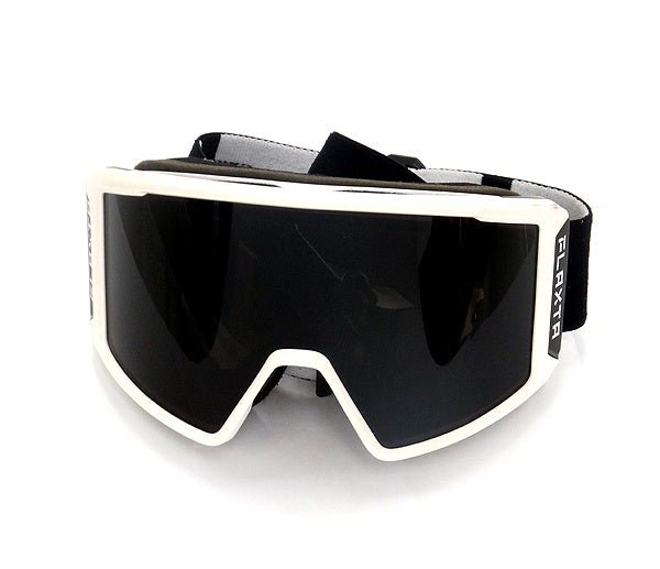 Flaxta/フラクスタ スキーゴーグル Evoke Black/White ブラック/ホワイト ブラックミラーレンズ 円筒型ダブルレンズ - 安心保証・業界最安値の販売 福助