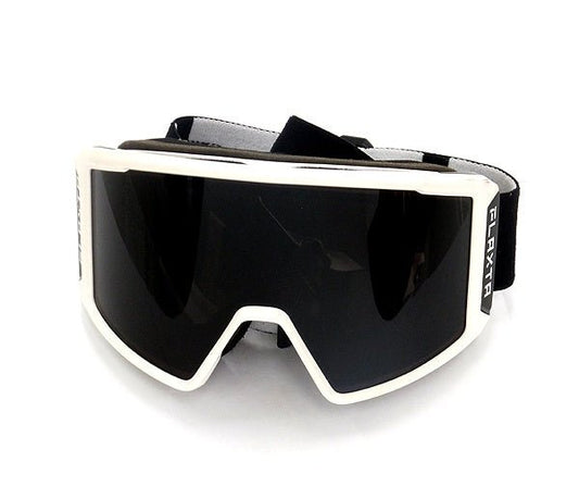Flaxta/フラクスタ スキーゴーグル Evoke Black/White ブラック/ホワイト ブラックミラーレンズ 円筒型ダブルレンズ - 安心保証・業界最安値の販売 福助