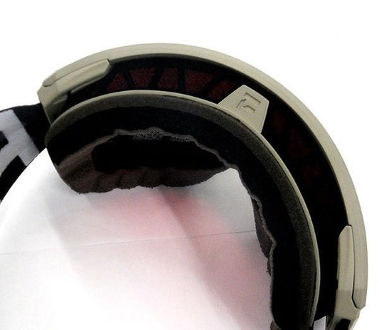 Flaxta/フラクスタ スキーゴーグル Evoke Sandstone サンドストーン/シルバーミラーレンズ 円筒型ダブルレンズ - 安心保証・業界最安値の販売 福助