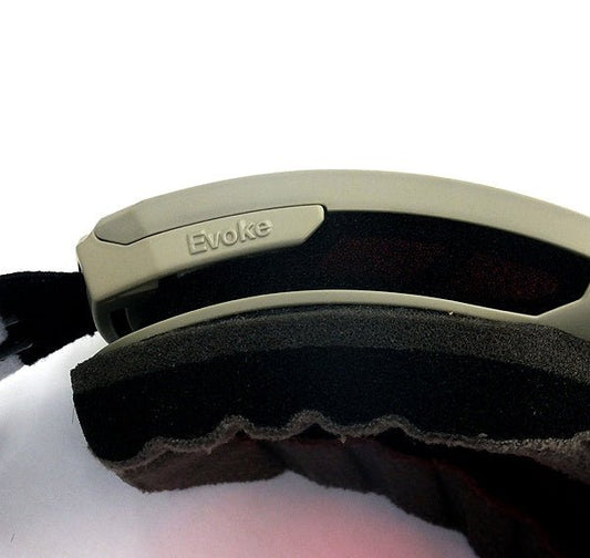 Flaxta/フラクスタ スキーゴーグル Evoke Sandstone サンドストーン/シルバーミラーレンズ 円筒型ダブルレンズ - 安心保証・業界最安値の販売 福助