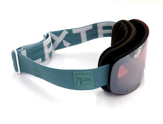 Flaxta/フラクスタ スキーゴーグル Prime Aqua Green アクアグリーン/シルバーミラーレンズ 80120 4260 円筒型二重レンズ - 安心保証・業界最安値の販売 福助