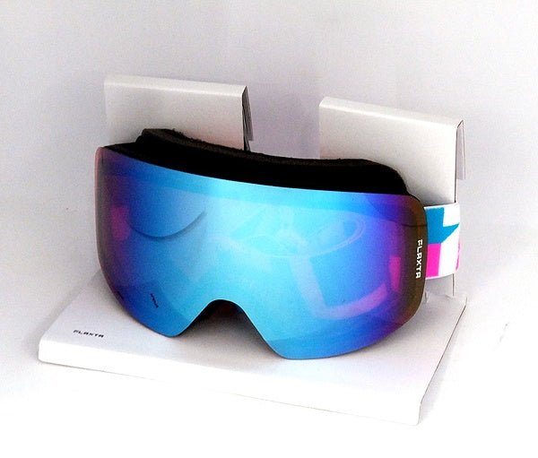 Flaxta/フラクスタ スキーゴーグル Prime Bright Pink/Flaxta Blue ブライトピンク/フラクスタブルー ブルーミラーレンズ 80120 8036 円筒型二重レンズ - 安心保証・業界最安値の販売 福助