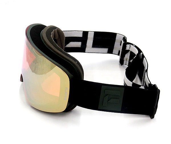 Flaxta/フラクスタ スキーゴーグル Prime Deep Green ディープグリーン/ゴールドミラーレンズ 80120 円筒型二重レンズ - 安心保証・業界最安値の販売 福助