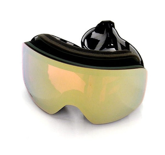 Flaxta/フラクスタ スキーゴーグル Prime Deep Green ディープグリーン/ゴールドミラーレンズ 80120 円筒型二重レンズ - 安心保証・業界最安値の販売 福助