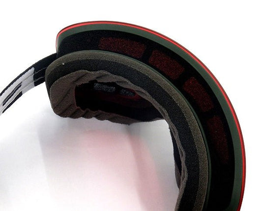 Flaxta/フラクスタ スキーゴーグル Prime Deep Green ディープグリーン/ゴールドミラーレンズ 80120 円筒型二重レンズ - 安心保証・業界最安値の販売 福助