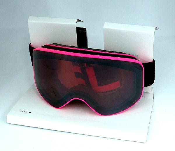 Flaxta/フラクスタ スキーゴーグル Prime Junior Black/Pink ブラック/ピンク シルバーミラーレンズ 80910 1080 円筒型二重レンズ - 安心保証・業界最安値の販売 福助