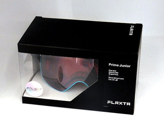 Flaxta/フラクスタ スキーゴーグル Prime Junior Bright Pink ブライトピンク シルバーミラーレンズ 80910 3180 円筒型二重レンズ - 安心保証・業界最安値の販売 福助