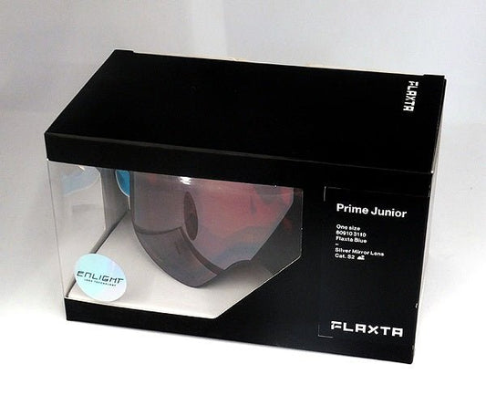 Flaxta/フラクスタ スキーゴーグル Prime Junior Flaxta Blue フラクスタブルー シルバーミラーレンズ 80910 3110 円筒型二重レンズ - 安心保証・業界最安値の販売 福助