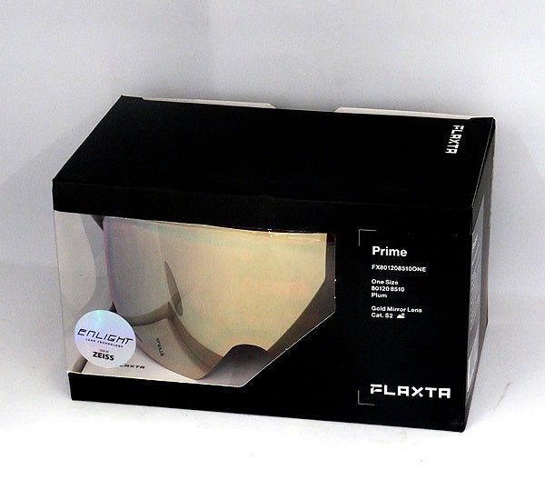 Flaxta/フラクスタ スキーゴーグル Prime Plum プラム/ゴールドミラーレンズ 80120 8510 円筒型二重レンズ - 安心保証・業界最安値の販売 福助