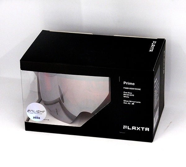 Flaxta/フラクスタ スキーゴーグル Prime White ホワイト/シルバーミラーレンズ 80120 2010 円筒型二重レンズ - 安心保証・業界最安値の販売 福助