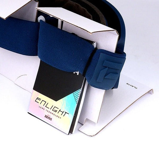 Flaxta/フラクスタ スキーゴーグル Solid Dust Blue ダストブルー/ブルーミラーレンズ 80140 3300 円筒型ダブルレンズ - 安心保証・業界最安値の販売 福助