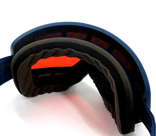 Flaxta/フラクスタ スキーゴーグル Solid Dust Blue ダストブルー/ブルーミラーレンズ 80140 3300 円筒型ダブルレンズ - 安心保証・業界最安値の販売 福助