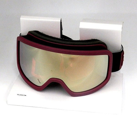 Flaxta/フラクスタ スキーゴーグル Solid Plim プラム/ゴールドミラーレンズ 80140 8510 円筒型ダブルレンズ - 安心保証・業界最安値の販売 福助