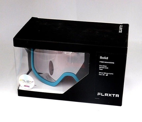 Flaxta/フラクスタ スキーゴーグル Solid Teal ティール/シルバーミラーレンズ 80140 4410 円筒型ダブルレンズ - 安心保証・業界最安値の販売 福助