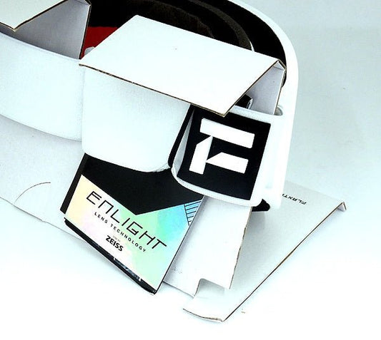 Flaxta/フラクスタ スキーゴーグル Solid White ホワイト/シルバーミラーレンズ 80140 2010 円筒型ダブルレンズ - 安心保証・業界最安値の販売 福助