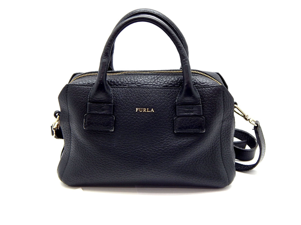 フルラ（FURLA） カプリッチョ サッチェルバッグ ブラック - 安心保証・業界最安値の販売 福助