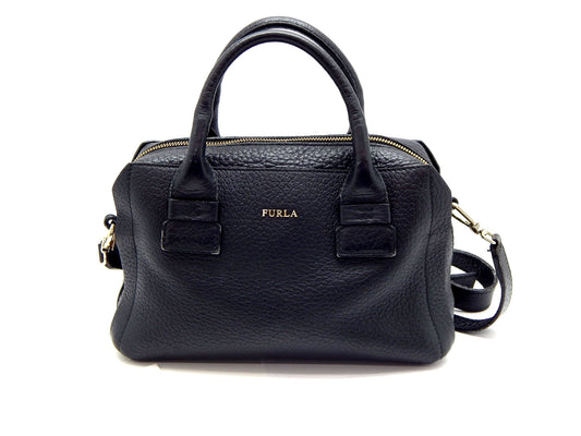 フルラ（FURLA） カプリッチョ サッチェルバッグ ブラック - 安心保証・業界最安値の販売 福助
