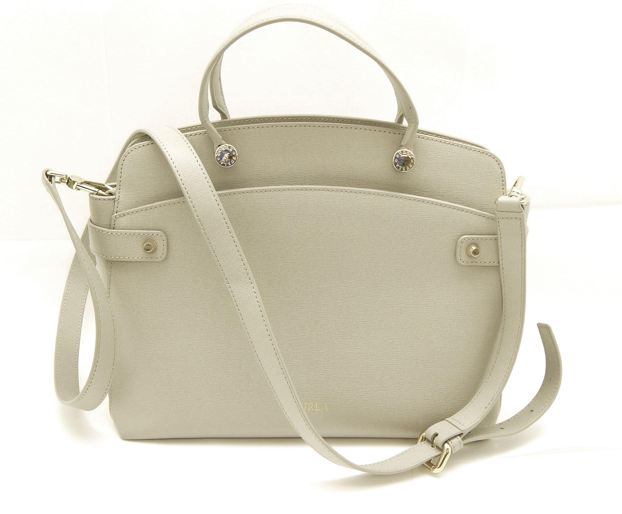 FURLA/フルラ AGATA ハンドバッグ 2WAYバッグ ショルダーバッグ グレージュ レディースバッグ - 安心保証・業界最安値の販売 福助