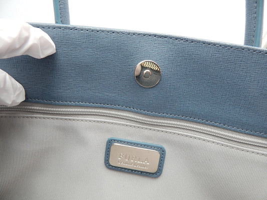 FURLA フルラ TESSA Large tote 2WAY トートバッグ ブルー - 安心保証・業界最安値の販売 福助