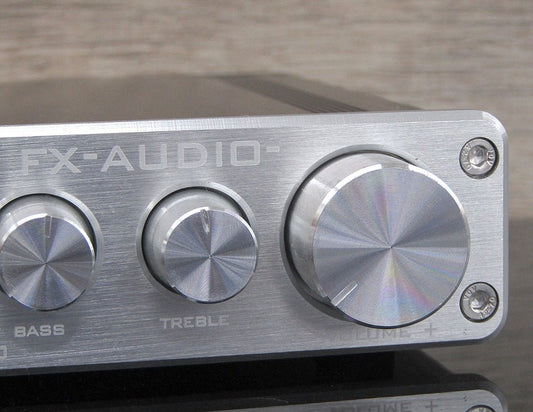 FX - AUDIO FX - 502J PRO TDA7498搭載 50W×2ch トーンコントロール機能搭載 プリメインアンプ シルバー 小型アンプ - 安心保証・業界最安値の販売 福助