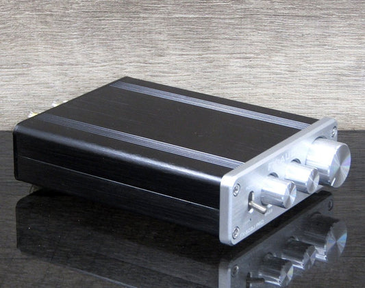 FX - AUDIO FX - 502J PRO TDA7498搭載 50W×2ch トーンコントロール機能搭載 プリメインアンプ シルバー 小型アンプ - 安心保証・業界最安値の販売 福助