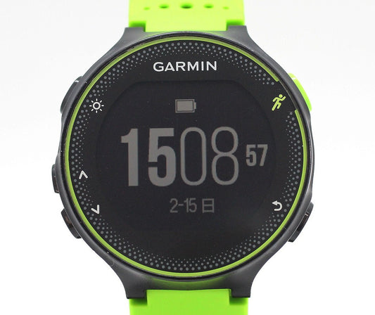 GARMIN(ガーミン) ランニングウォッチ GPS ForeAthlete 235J ブラック×グリーン スマートウォッチ - 安心保証・業界最安値の販売 福助