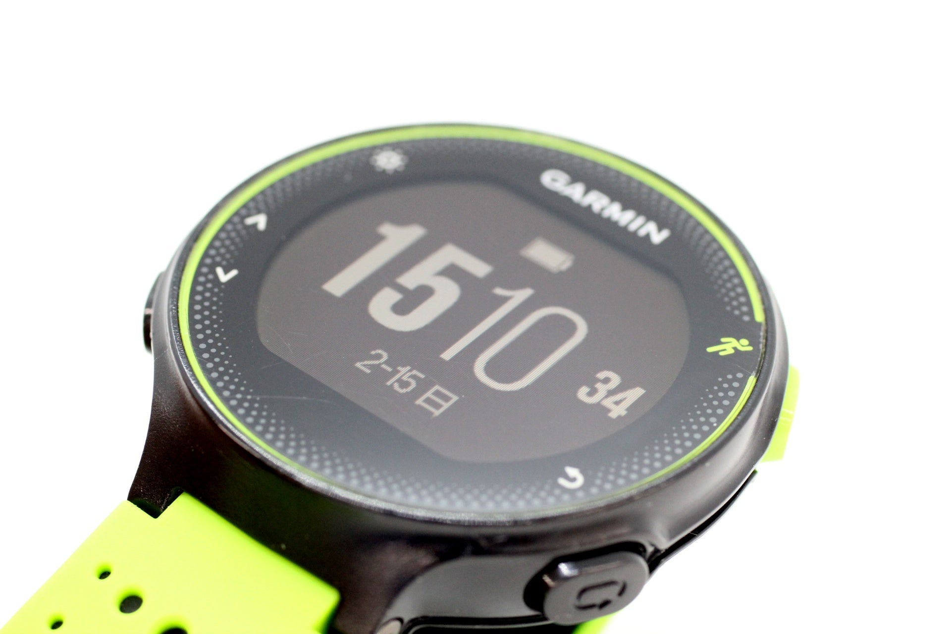 GARMIN(ガーミン) ランニングウォッチ GPS ForeAthlete 235J ブラック×グリーン スマートウォッチ - 安心保証・業界最安値の販売 福助