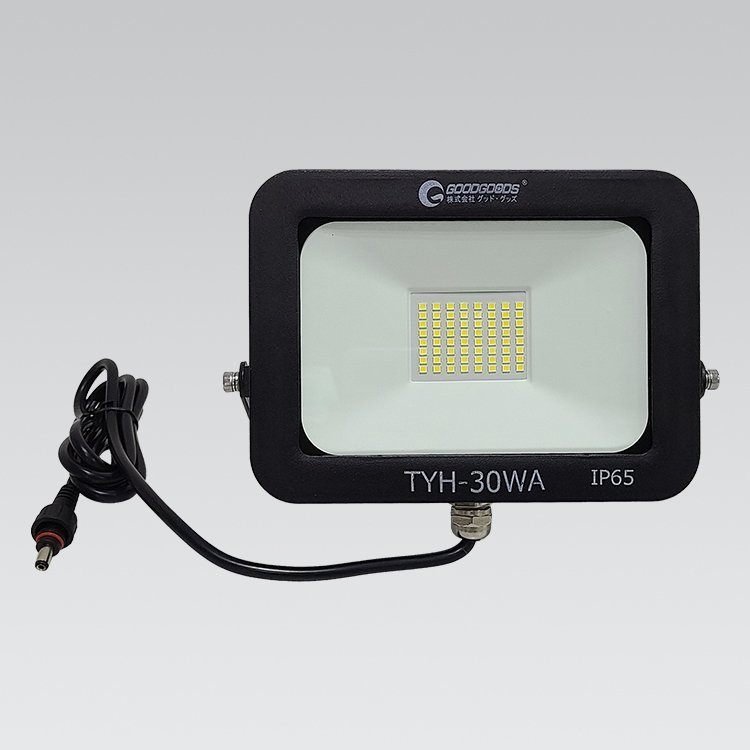 GOODGOODS グッドグッズ ソーラーライト×2個 + ソーラーパネル セット 延長コード・ハブコード付属（TYH - 50WK / TK - 30WAL / TYH - 5JB） - 安心保証・業界最安値の販売 福助