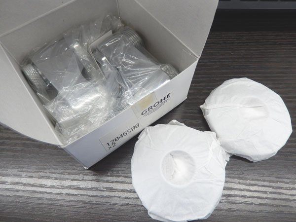 GROHE(グローエ) パーツ 水栓金具 インレット 12045S00 クローム ドイツ製 - 安心保証・業界最安値の販売 福助