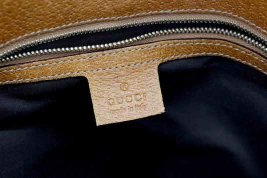 GUCCI(グッチ) トートバッグ/ハンドバッグ 145769 GGキャンバス レザー ベージュ×ブラウン - 電動工具・楽器・ブランド・住設家電も総合リユース｜リサイクルショップ福助