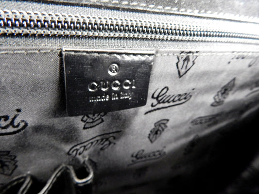 GUCCI(グッチ) パテントレザー メンズ ブリーフケース ブラック 190281 - 安心保証・業界最安値の販売 福助